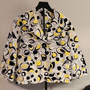 Women's Abstract Patterned Blazer